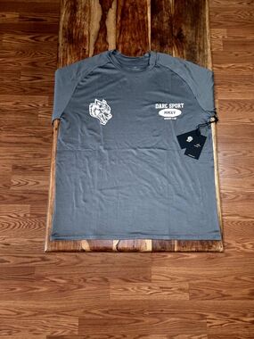 Darc Sport Men's "Dry Wolf" Dark Gray Performance Tee